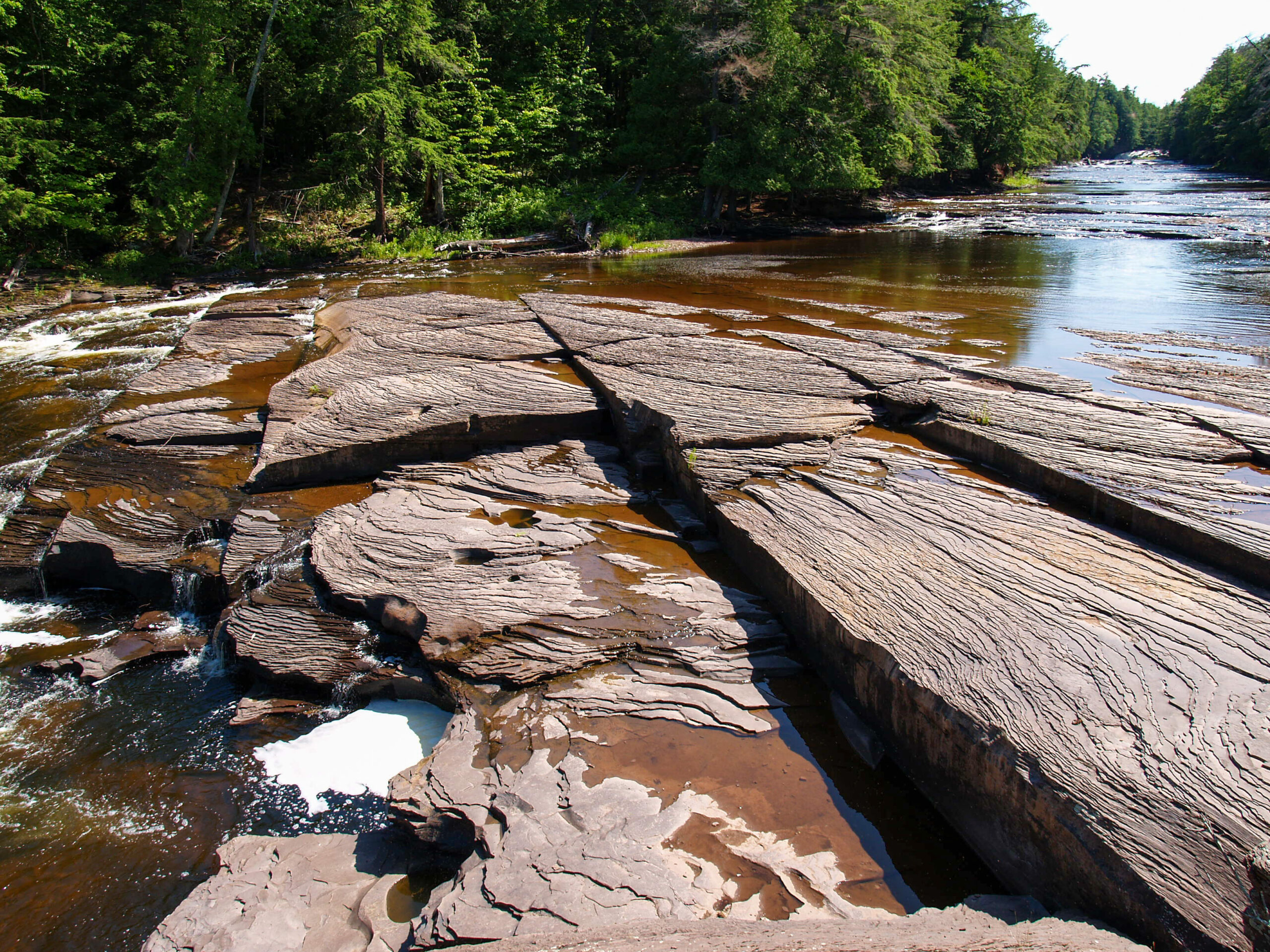 Porcupine Mountains Hiking Map